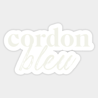 Cordon bleu Sticker